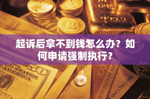 济南起诉后拿不到钱怎么办？如何申请强制执行？