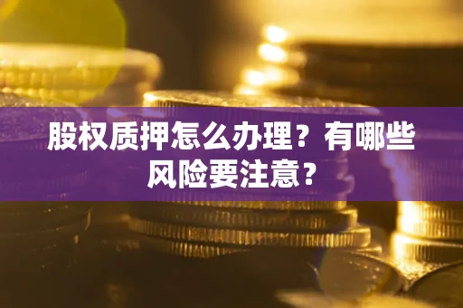 济南股权质押怎么办理？有哪些风险要注意？