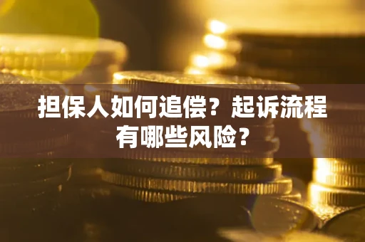 济南担保人如何追偿？起诉流程有哪些风险？