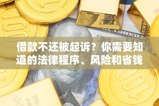 济南借款不还被起诉？你需要知道的法律程序、风险和省钱技巧